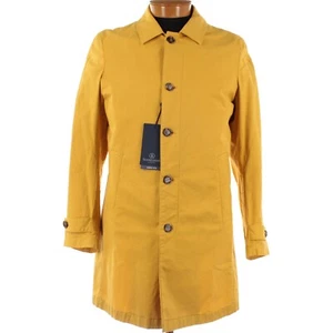 Schneiders NWT Cotton Blend Mailo GD Overcoat Size 50 US Medium in Solid Yellow - Picture 1 of 12