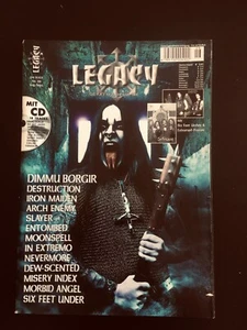 Legacy #26 2003 Metal Magazine Dimmu Borgir Destruction Iron Maiden Arch Enemy - Imagen 1 de 8