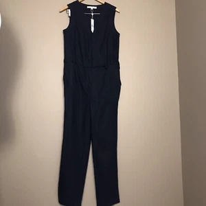 NWT Trina Turk Dark Blu Tapered Leg Jumpsuit 6 - Picture 1 of 7