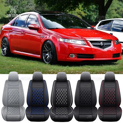 Juego completo de fundas de asiento de auto de 2/5 asientos para Acura TSX TL cojín delantero trasero cuero EE. UU. Foto 1 de 4