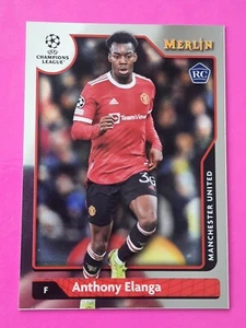 2021-22 Topps Merlin Chrome #143 Anthony Elanga RC Manchester United Rookie - Bild 1 von 2