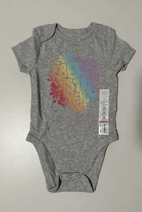 NWT Jumping Beans 12Months Best Sister Ever Rainbow Gray Bodysuit - Picture 1 of 5