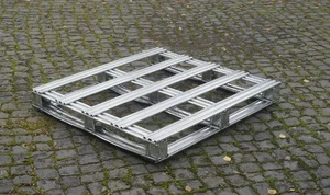 10 Einweg-Paletten verzinktes Stahlblech f. Brennholz-Lagerung, Hochbeet-Bau... - Bild 1 von 1