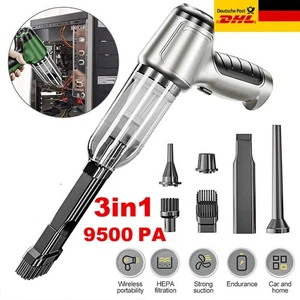 95000Pa Kabellos Mini Handstaubsauger Nass & Trocken Akku Für Auto Büro Haus Neu - Bild 1 von 10