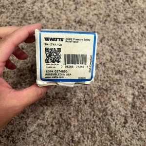 Watts - ASME Pressure Safety Relief Valve 3/4 174A-100 - #0274683 - Picture 1 of 5