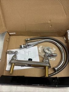 Delta Foundations 2-Handle Standard Kitchen Faucet in Chrome - Picture 1 of 2