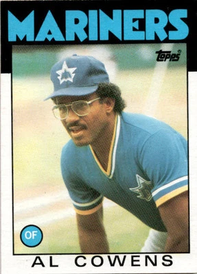 1986 Topps Al Cowens #92 Seattle Mariners - Image 1 of 2