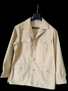BURBERRYS TRENCH CORTO UOMO SAFARI JACKET TG L BEIGE GIACCA COTONE SPRING PRIM - Imagen 1 de 23