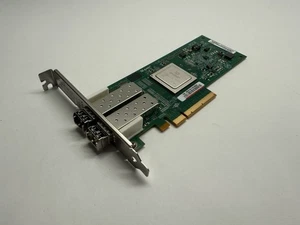 AJ764-63002 QLogic QLE2562-HP PCIe 8GB FC HBA 489191-00 2x SFP - Picture 1 of 5