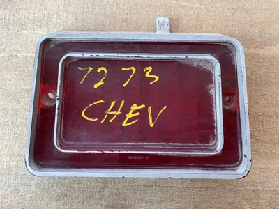 1972 1973 Chevrolet Impala Caprice Tail Light Lens Fair Condition (03-53) - Image 1 of 4