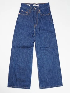 Pantalones de mezclilla para mujer Levi's Ribcage pierna ancha W24 azul - Imagen 1 de 6