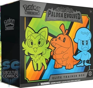 JCC Pokémon Escarlata y Violeta Paldea Evolucionado Elite Entrenador Caja ETB Sellado de Fábrica - Imagen 1 de 1