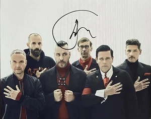 FOTO 8X10 AUTOGRAFIADA DE TILL LINDEMANN RAMMSTEIN - Imagen 1 de 1