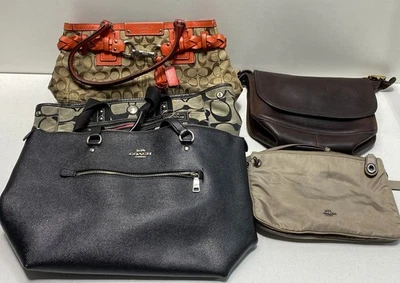 Assorted Bundle Lot Of Coach Purses - Image 1 of 4