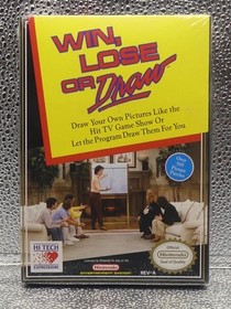 NES Nintendo Win, Lose Or Draw 1989 Hi Tech Expressions Japan New Factory Sealed