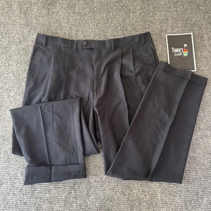 Lauren Ralph Lauren Anzughose Navy Hose Classic Fit 40Wx32L Bündchen Knöchel - Bild 1 von 18