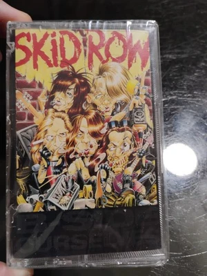 SEALED Skid Row B-Side Ourselves EP Cassette Tape 1992 5 Songs Notched/Cut Case - Image 1 of 3