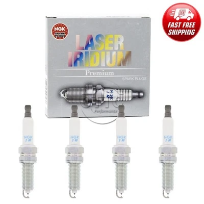 Genuine NGK Laser Iridium Spark Plug 4PCS for 17-20 Genesis G80/ 17-22 G90 V8 - Image 1 of 4