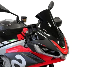 Aprilia Tuono 660 21-2024 Airflow Dark Tint DOUBLE BUBBLE SCREEN Powerbronze - Picture 1 of 18