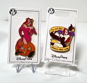 Prendedor de Halloween Jessica Rabbit de los Parques Disney y prendedor "No estoy mal" (¡Ambos NUEVOS! Lote-2! - Imagen 1 de 5