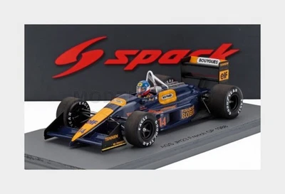 SPARK-MODEL S7245 AGS - F1 JH23 N 14 FRANCE GP 1988 PHILIPPE STREIFF - BLUE YELL - Immagine 1 di 2