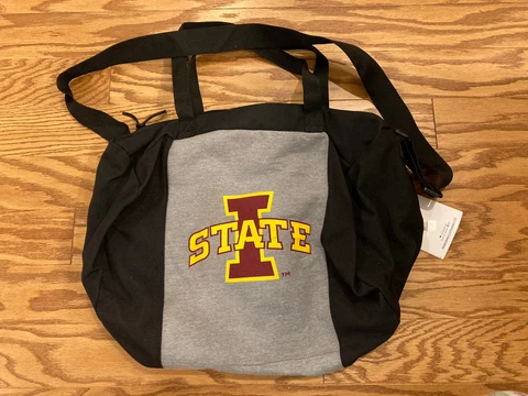 Iowa State Cyclones Duffel Messenger Laptop Bag Shoulder Strap Reborn Clothing Cover