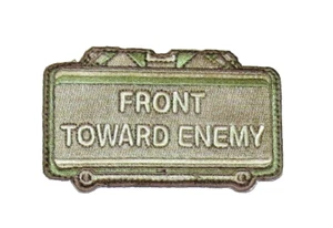 Front Towards Enemy 3,5 in Milspec Scimmia Ricamata Morale Patch Gancio Chiusura - Foto 1 di 1