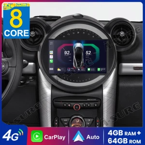 Android 14 Autoradio 4G+64G GPS Navi für BMW Mini Countryman R60 R56 2008-2016 - Bild 1 von 14