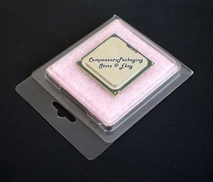 Paquete blíster de carcasa de almeja Intel AMD CPU con almohadilla de espuma antiestática - Cantidad 40 - Nuevo - Imagen 1 de 6