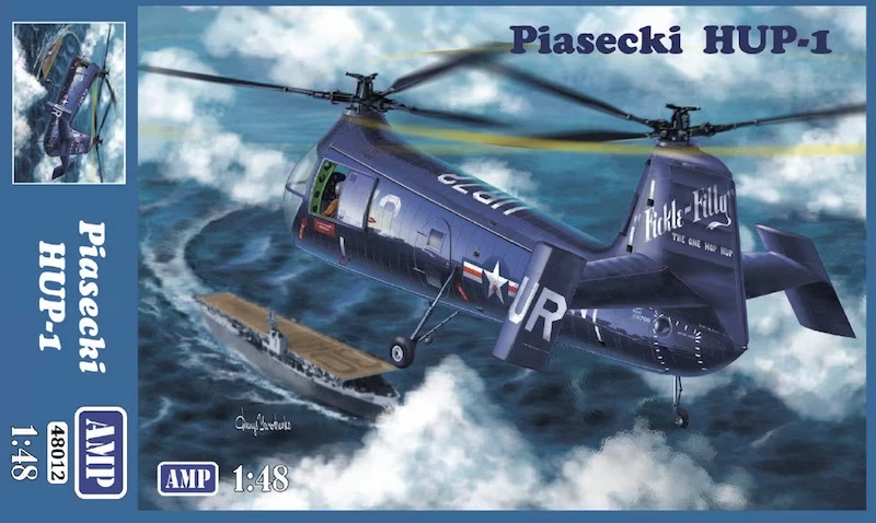 AMP 1/48 48012R Piasecki HUP-1 (Resina Parti) Kit Modello - Immagine 1 di 1