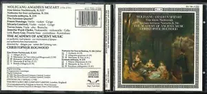 MOZART EINE KLEINE NACHTMUSIK THE ACADEMY OF ANCIENT MUSIC HOGWOOD CD OTTIMO USA - Imagen 1 de 1