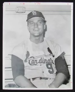 Roger Maris 1960's St. Louis Cardinals 8x10 s/w W Wire/Press Photo 150823 - Bild 1 von 2