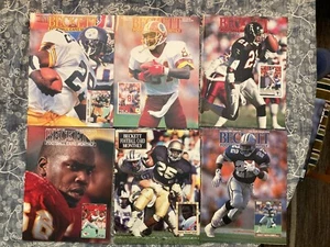 Lot of 6 VTG Beckett Football Card Magazines Deion Sanders, Emmitt Smith, More - Picture 1 of 8