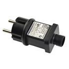 Adapter Plug Fairy Lights For 2-pin Connectors IP44 31V DC LED Max 3.6W Plastic