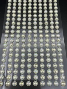 200 perlas autoadhesivas marfil AB 6 mm pequeñas perlas redondas adornos - Imagen 1 de 4