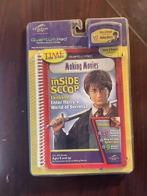 Quantum Leap Pad HARRY POTTER Libro interactivo y cartucho para hacer películas NUEVO Foto 1 de 2