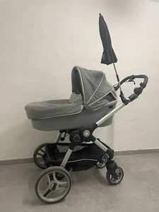 Teutonia Kinderwagen in Grau – mit viel Zubehör - Bild 1 von 8