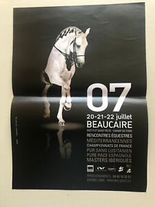 Affiche Beaucaire Rencontres Equestres 2007