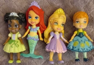 Disney My First Princess MINI TODDLER DOLLS LOT 3” Jointed Action Figures lot 4 - Picture 1 of 6