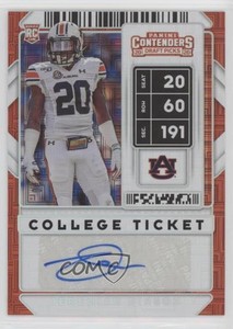 2020 Contenders Draft Picks Building Blocks Ticket /10 Jeremiah Dinson #187 Auto