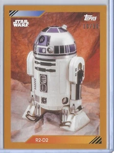 Topps Now Star Wars Throwback Thursday Bronze Parallel Card 129 R2-D2 10/10 - Picture 1 of 2