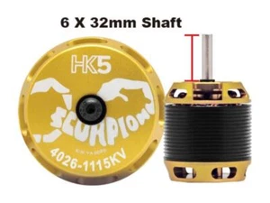 Scorpion HK5-4026-1115kv (6x32mm shaft) : HK5_4026_1115 - Imagen 1 de 3