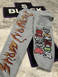 Vintage Hand painted Show No Mercy Sweats sweats - Picture 1 of 6
