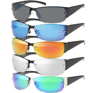 Sonnenbrille Fahrrad Biker Elegante Sport Brille Retro Herren Damen 80er B475 - Picture 1 of 36