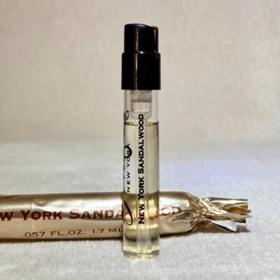 Bond No. 9 New York Sándalo EDP Muestra Spray .057oz, 1.7ml Nuevo en Lámina Foto 1 de 2