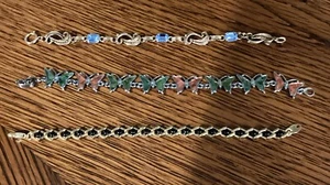 Vintage Lot of 3 Women’s Fashion Bracelets*7”-7.5” - Picture 1 of 2