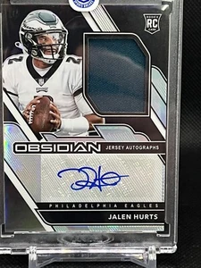 Jalen Hurts 2020 Panini Obsidian Rookie Patch Auto #/150 Eagles RC RPA SSP - Picture 1 of 10