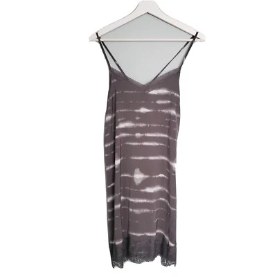 Camisón Aerie Spaghetti con tirantes de encaje tie dye sedoso quimise talla XS Foto 1 de 4