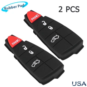Almohadilla de goma para 2 llaveros 4 botones para Jeep Grand Cherokee Commander Remote 2008-2010 - Imagen 1 de 6