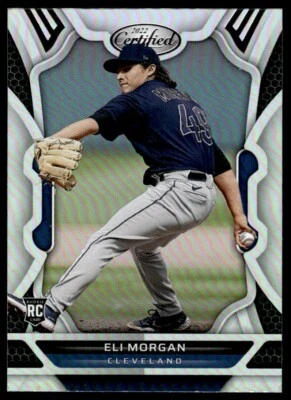 2022 PANINI CHRONICLES CERTIFIED ROOKIE Eli Morgan Rookie Cleveland Guardians - Image 1 of 2